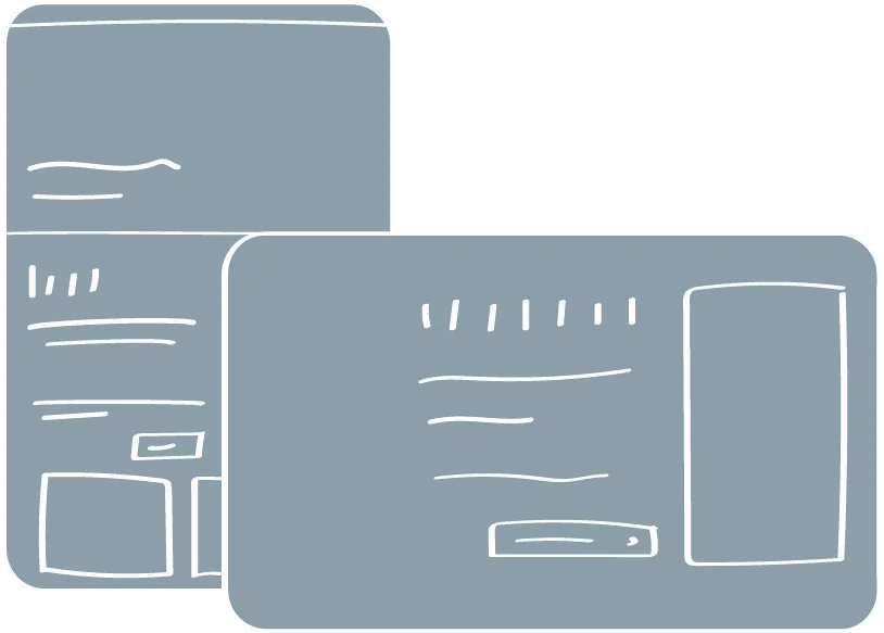 WEB制作をイメージしたイラスト