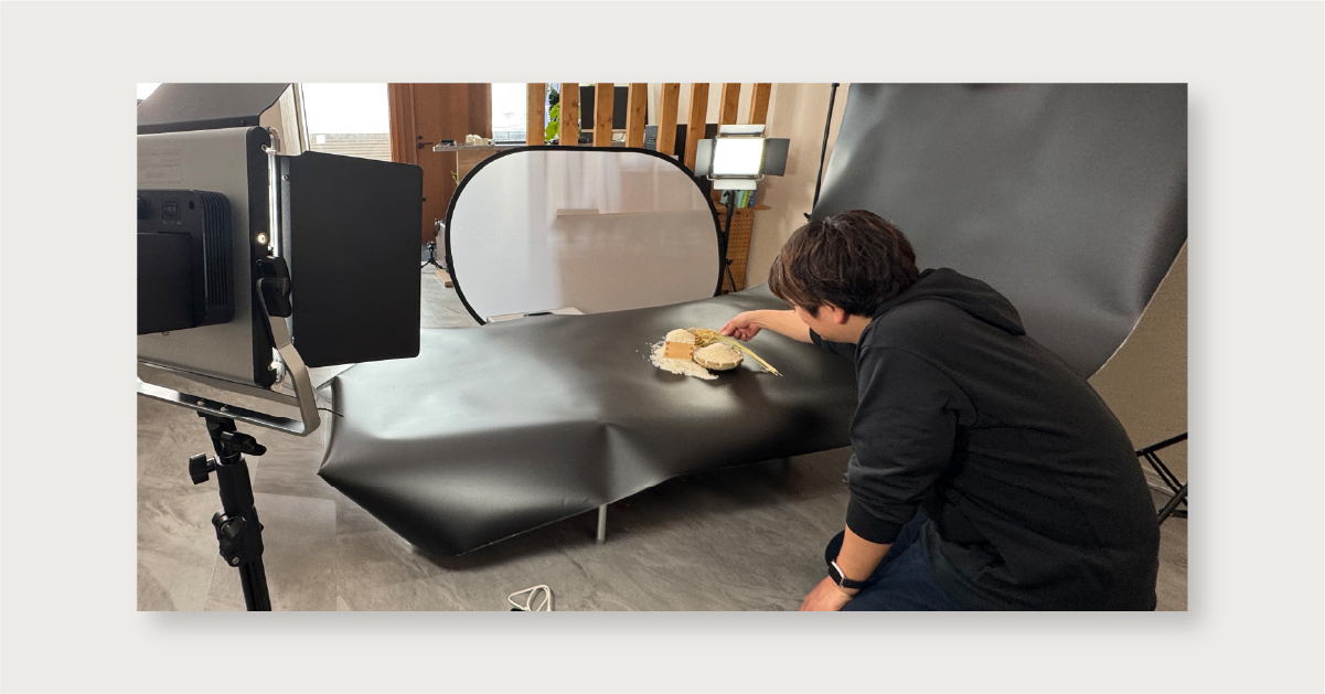 山形県飽海郡にあるお米農園のECサイト用商品撮影事例